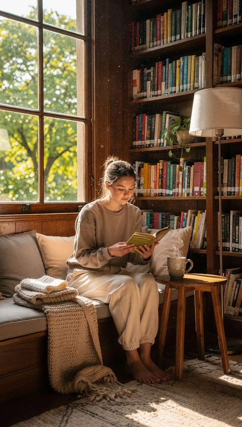 Arbatos paruošimo procesas su šviežiomis žolelėmis ir natūraliais ingredientais, pabrėžiant sveiką rutiną.